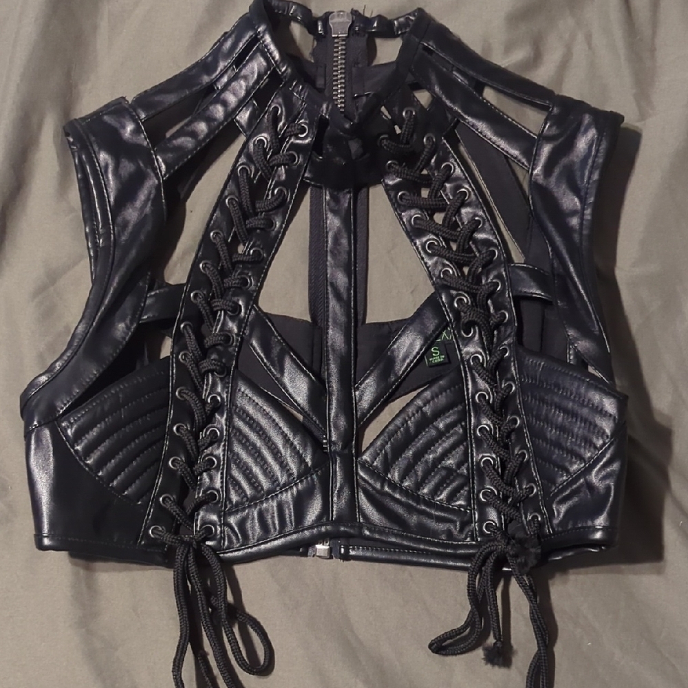 Club Exx Rude Awakening Top - Dolls Kill - Size Small - Black